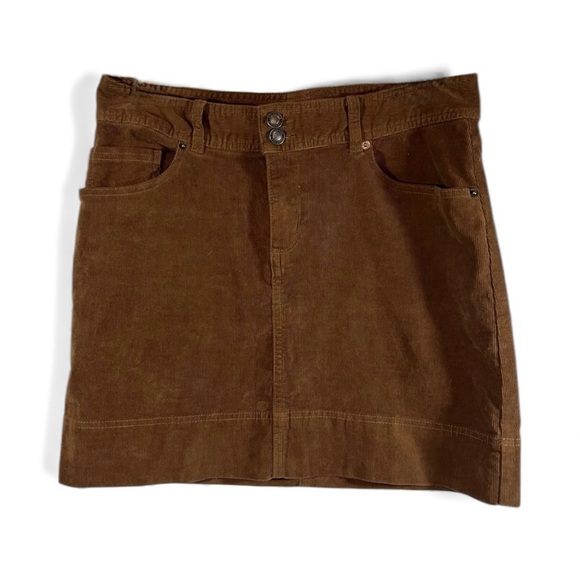 PATAGONIA Women's Corduroy Organic Cotton Style 58466 Size 8 Brown 32 x 16 Skirt - Picture 2 of 9